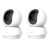 Camera de supraveghere Smart TP-Link Tapo C210P2 cu Pan/Tilt 360 grade, Rezolutie Filmare 3MP Ultra HD, Wireless, Night Vision, Detectarea miscarilor, Two-Way Audio, Alarma sonora si luminoasa, Control Vocal, Mod Privacy (2 buc pachet)