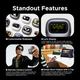 Ugreen Casti Ugreen HiTune H6 Magic WS216 (65386), Bluetooth 6.0, Full-color LCD Display, Hi-Res, ANC, 400mAh, Alb – ima