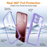 Husa de protectie Techsuit ColorVerse 360 Series compatibil cu Oppo A6 Pro 4G / A6 Pro 5G, Mov