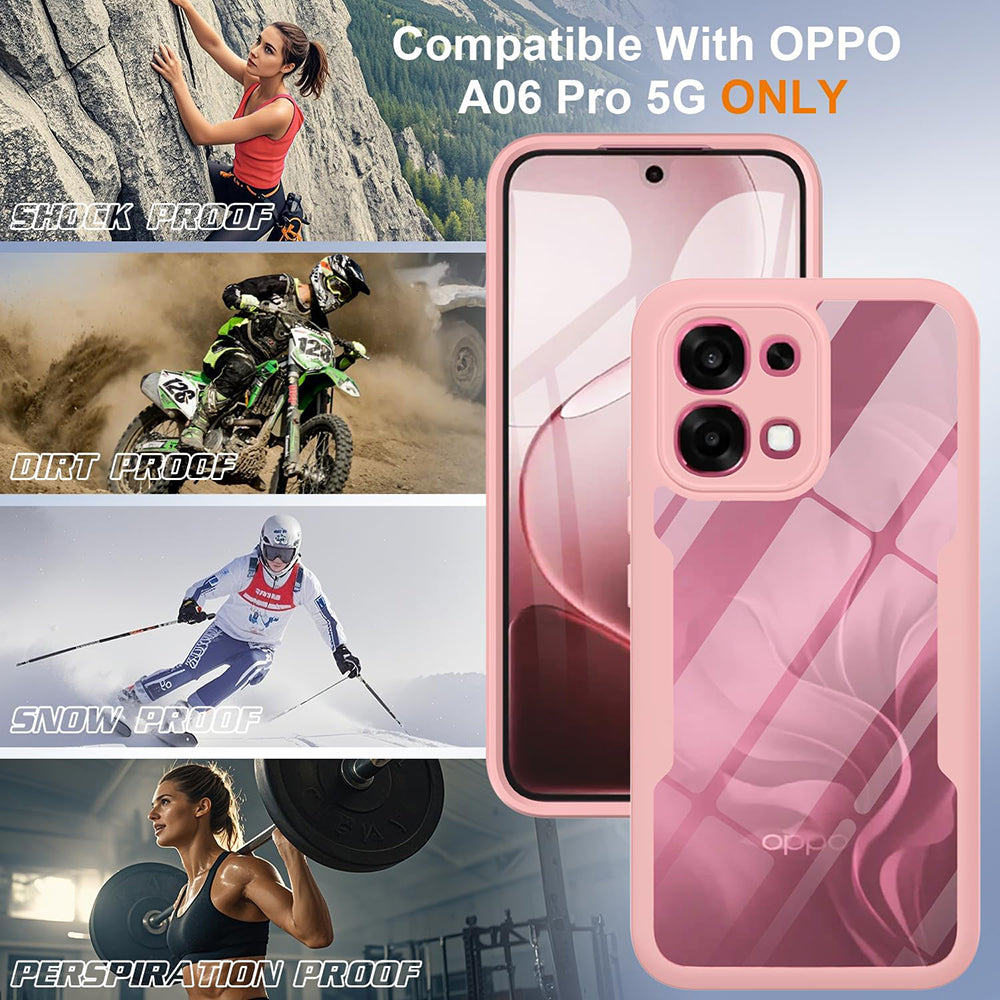 Husa de protectie Techsuit ColorVerse 360 Series compatibil cu Oppo A6 Pro 4G / Oppo A6 Pro 5G, Roz