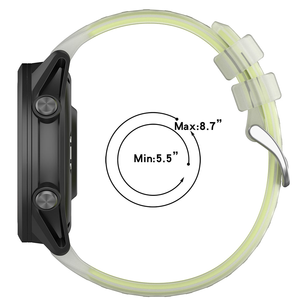 Curea smartwatch Techsuit compatibil cu Samsung Galaxy Watch / Watch 3 / Gear S3, Galben