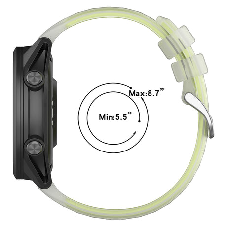 Curea smartwatch Techsuit compatibil cu Samsung Galaxy Watch4 / Watch5 / Watch Active 2, Galben