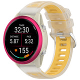 Curea smartwatch Techsuit compatibil cu Samsung Galaxy Watch4 / Watch5 / Watch Active 2, Galben