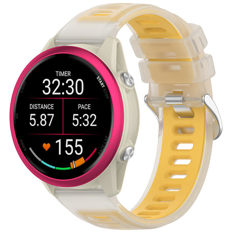 Curea smartwatch Techsuit compatibil cu Samsung Galaxy Watch4 / Watch5 / Watch Active 2, Galben