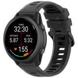 Curea smartwatch Techsuit compatibil cu Samsung Galaxy Watch / Huawei Watch GT, Negru