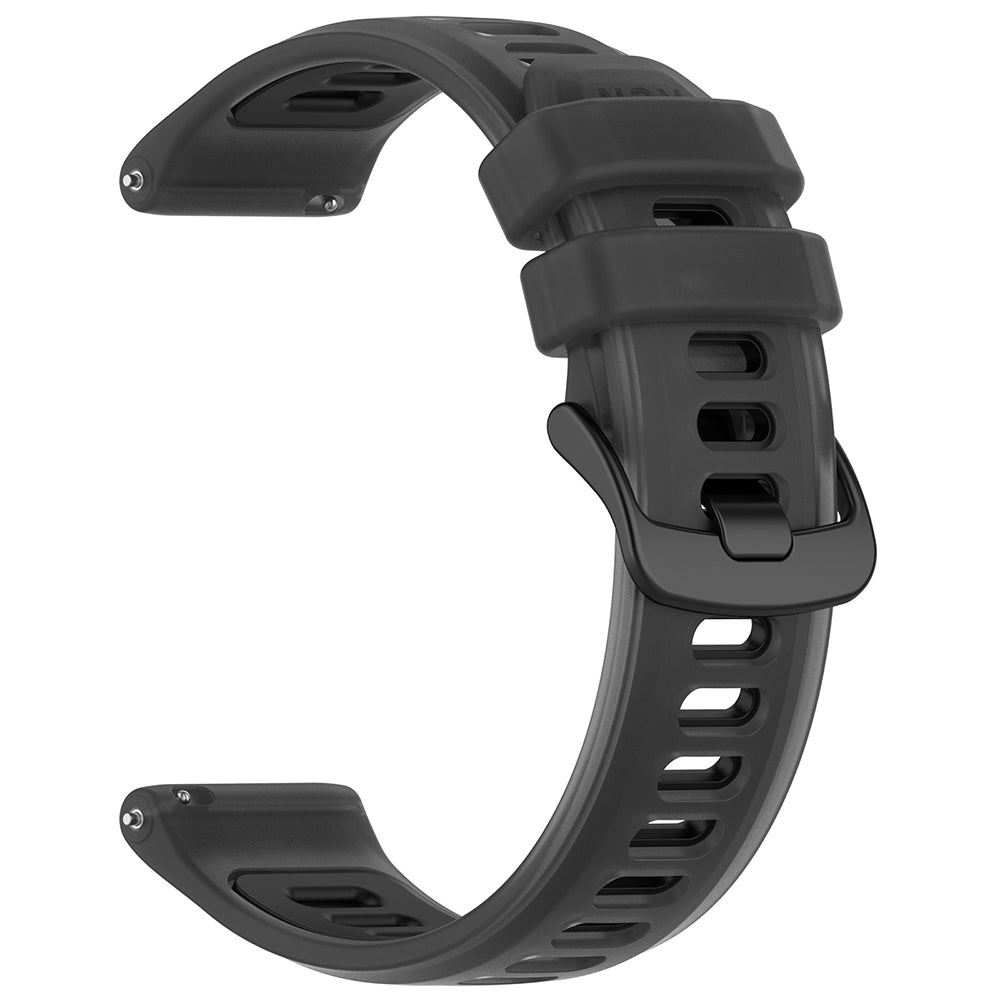Curea smartwatch Techsuit compatibil cu Samsung Galaxy Watch4 / Watch5 / Watch Active 2, Negru