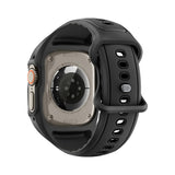 Husa smartwatch Spigen Liquid Air Pro compatibil cu Apple Watch Ultra / Ultra 2 / Ultra 3, Negru