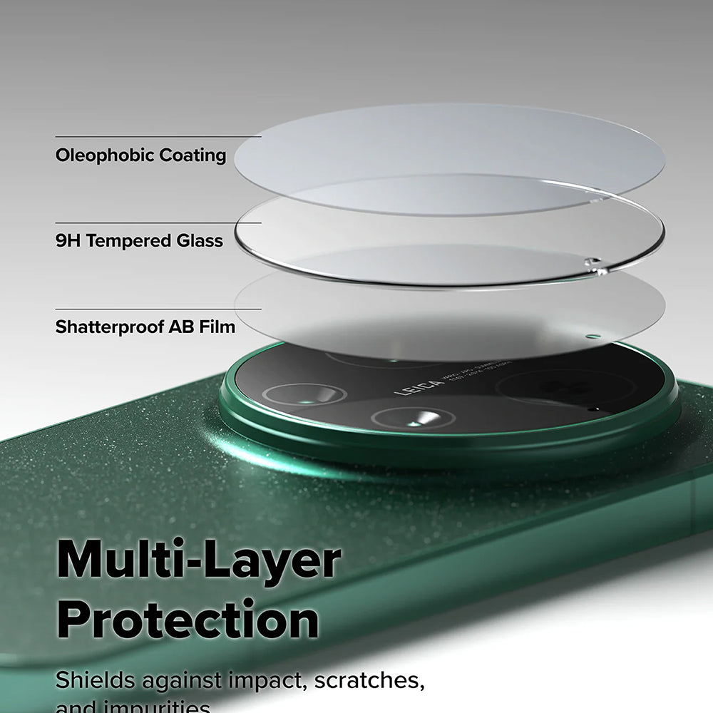 Ringke Folie de protectie Ringke Camera Glass (set de 2) compatibil cu Xiaomi 17 Ultra, Transparent – imagine 9