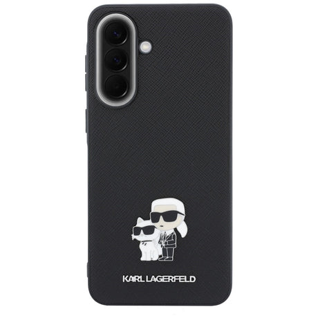 Husa de protectie Karl Lagerfeld Saffiano compatibil cu Samsung Galaxy A57 5G, Gri