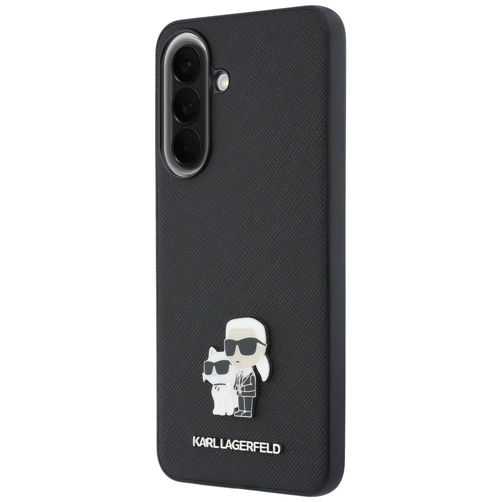 Husa de protectie Karl Lagerfeld Saffiano compatibil cu Samsung Galaxy A57 5G, Gri