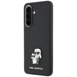 Husa de protectie Karl Lagerfeld Saffiano compatibil cu Samsung Galaxy A57 5G, Gri
