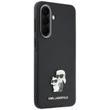 Husa de protectie Karl Lagerfeld Saffiano compatibil cu Samsung Galaxy A37 5G, Gri