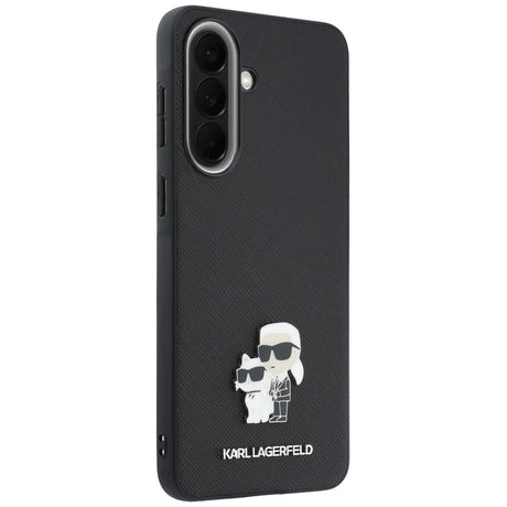 Husa de protectie Karl Lagerfeld Saffiano compatibil cu Samsung Galaxy A37 5G, Gri