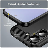 TechSuit Husa de protectie Techsuit Carbon Silicone compatibil cu Xiaomi Poco X8 Pro, Albastru – imagine 2