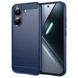 TechSuit Husa de protectie Techsuit Carbon Silicone compatibil cu Xiaomi Poco X8 Pro, Albastru
