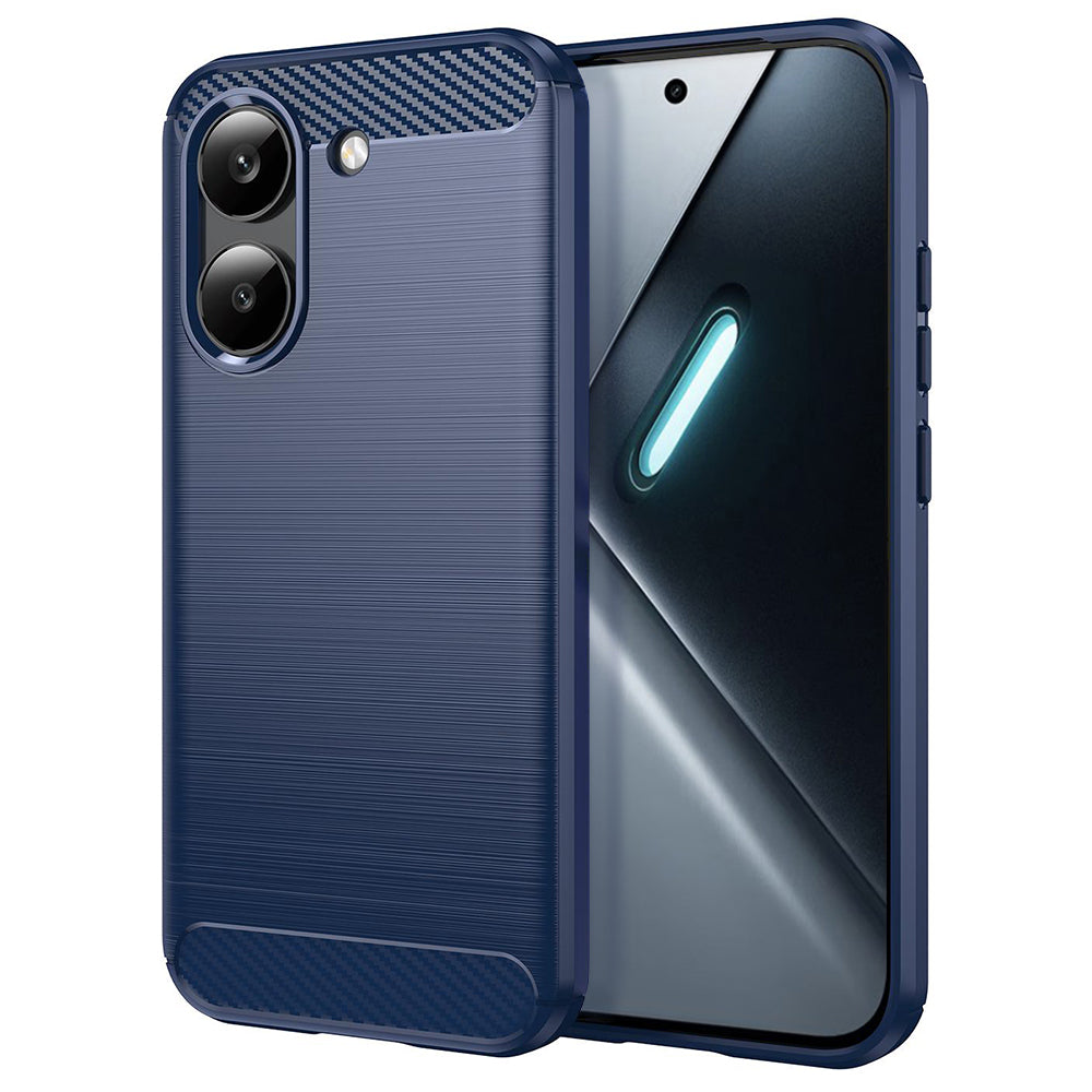 TechSuit Husa de protectie Techsuit Carbon Silicone compatibil cu Xiaomi Poco X8 Pro, Albastru
