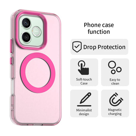 Husa pentru Honor 600 Lite - Techsuit CandyCase MagSafe - Pink