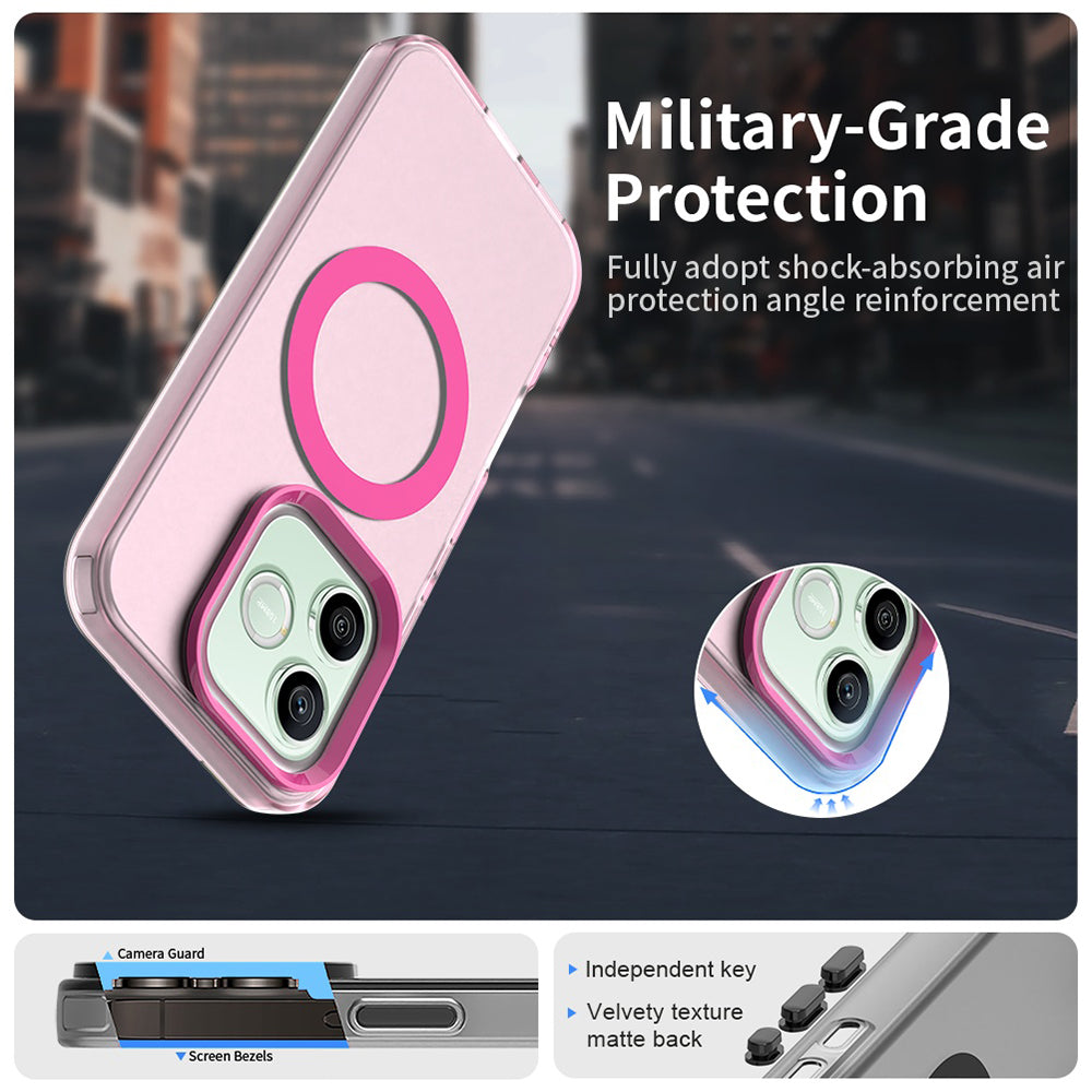 Husa pentru Honor 600 Lite - Techsuit CandyCase MagSafe - Pink