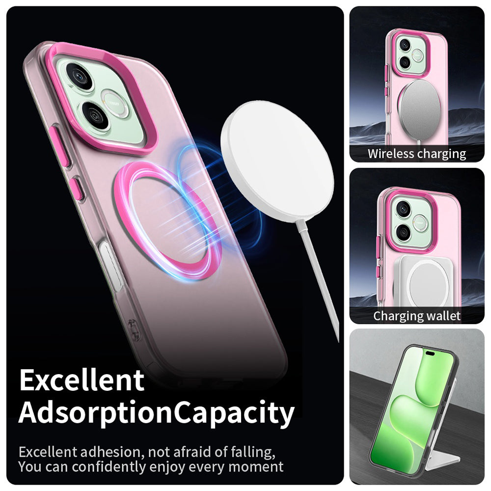 Husa pentru Honor 600 Lite - Techsuit CandyCase MagSafe - Pink