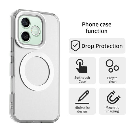 Husa pentru Honor 600 Lite - Techsuit CandyCase MagSafe - White