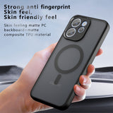 Husa de protectie Techsuit PureFrost MagSafe compatibil cu Xiaomi 17T, Negru Frost