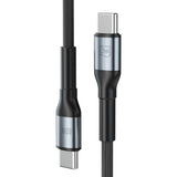 Cablu 3mk Hyper N-Series, USB-C, 60W, 50cm, Negru