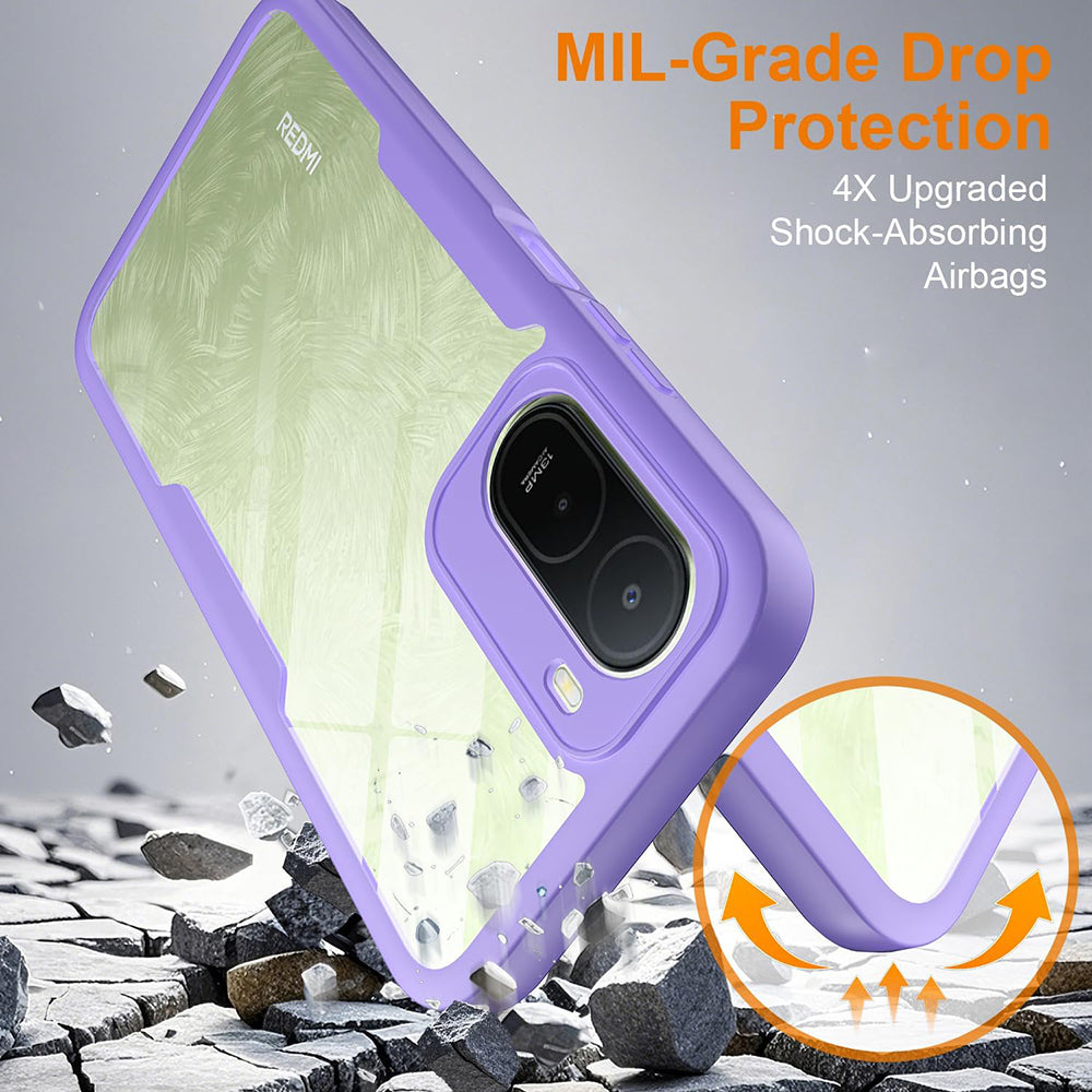 TechSuit Folie de protectie Techsuit ColorVerse 360 Series + compatibil cu Xiaomi Redmi A7 Pro 4G, Mov – imagine 6