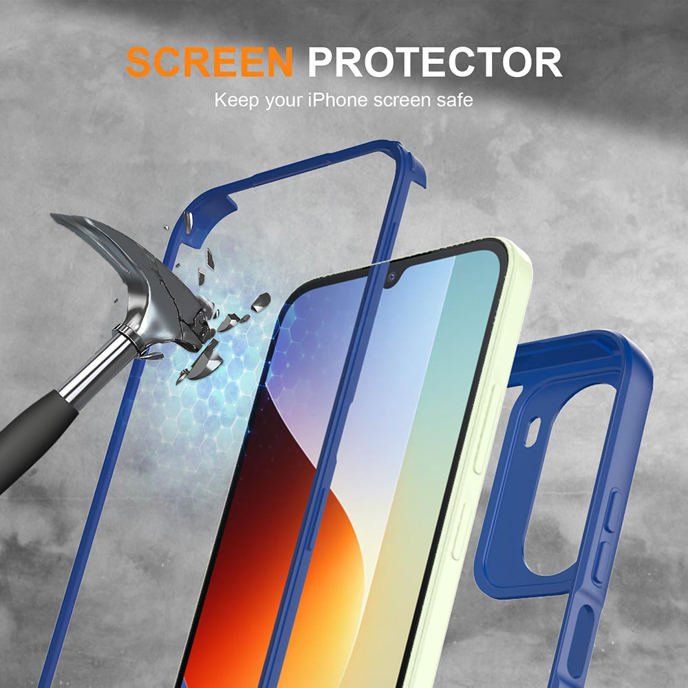 TechSuit Folie de protectie Techsuit ColorVerse 360 Series + compatibil cu Xiaomi Redmi A7 Pro 4G, Albastru – imagine 5