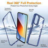 TechSuit Folie de protectie Techsuit ColorVerse 360 Series + compatibil cu Xiaomi Redmi A7 Pro 4G, Albastru – imagine 3