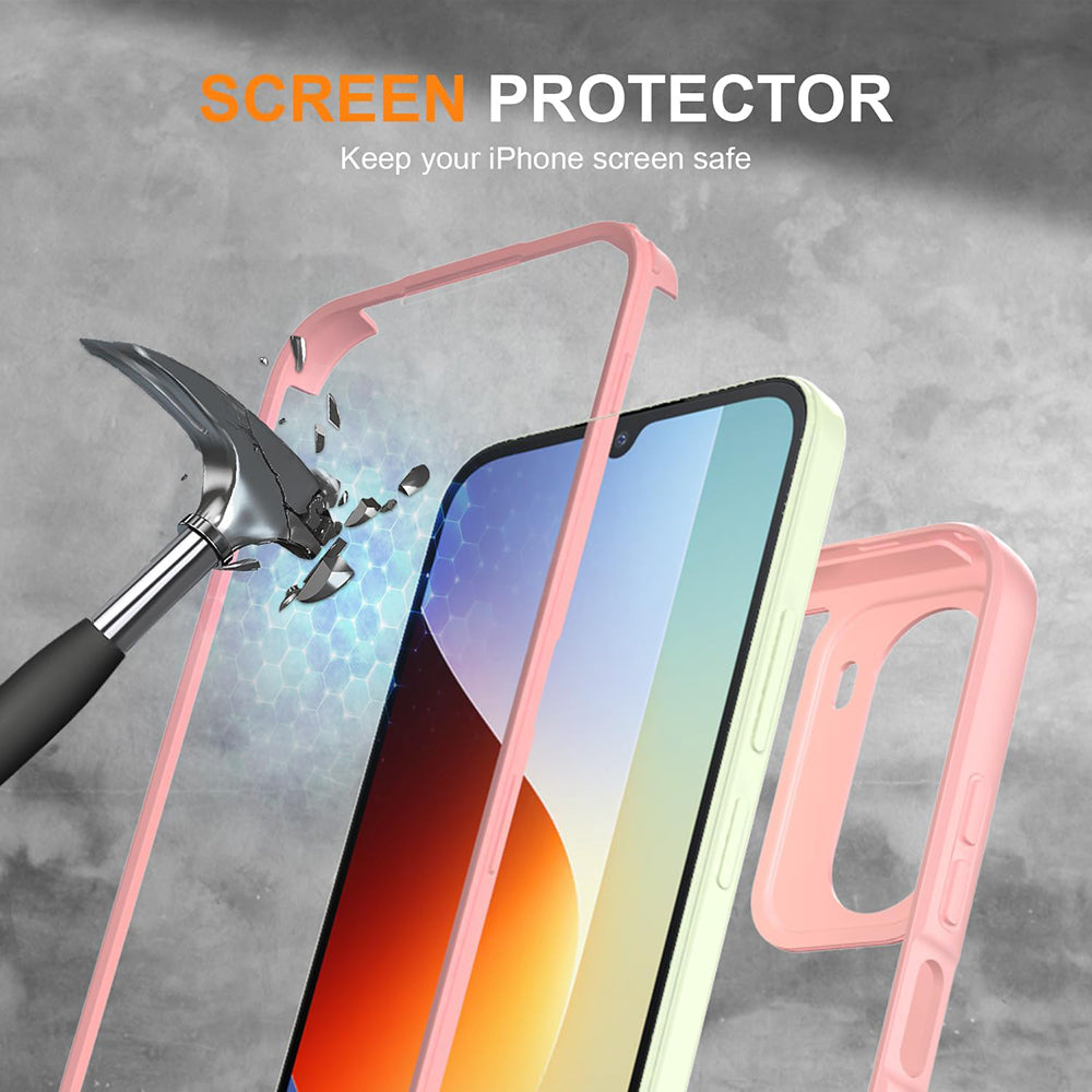 TechSuit Folie de protectie Techsuit ColorVerse 360 Series + compatibil cu Xiaomi Redmi A7 Pro 4G, Roz – imagine 5