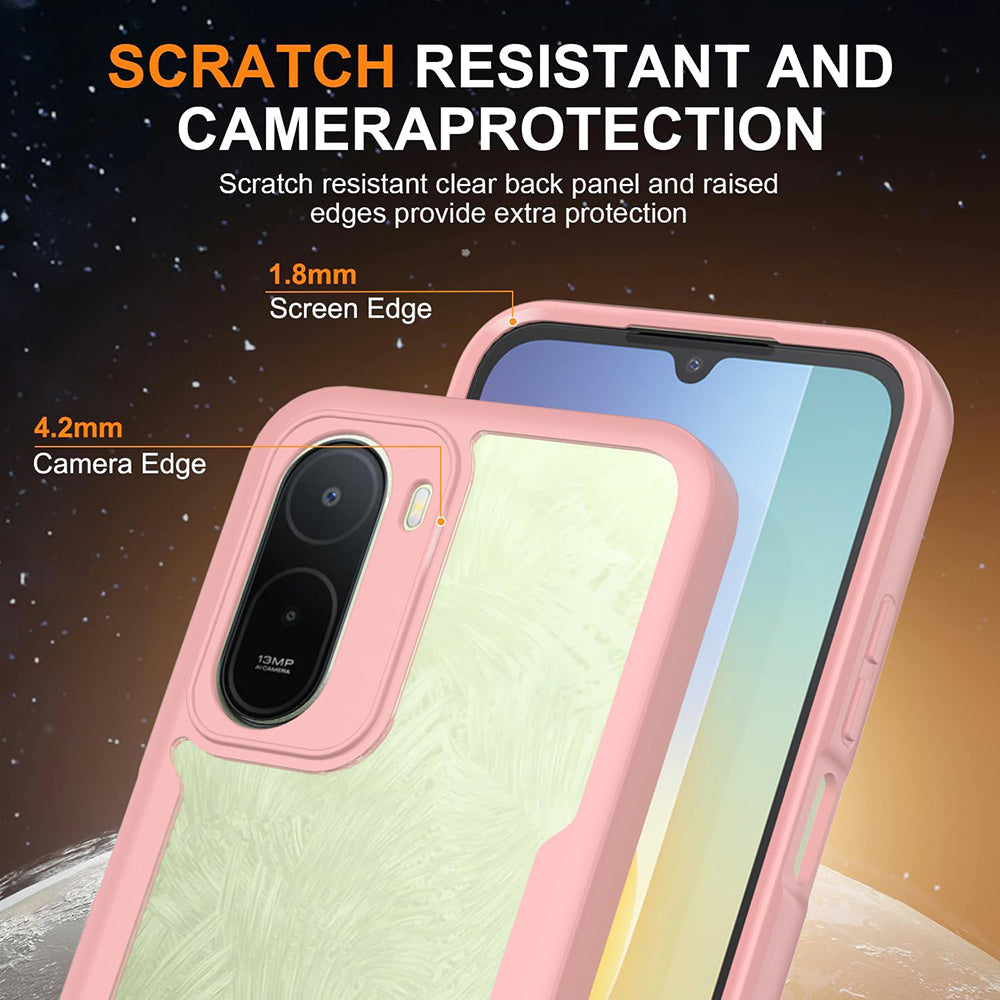 TechSuit Folie de protectie Techsuit ColorVerse 360 Series + compatibil cu Xiaomi Redmi A7 Pro 4G, Roz – imagine 4
