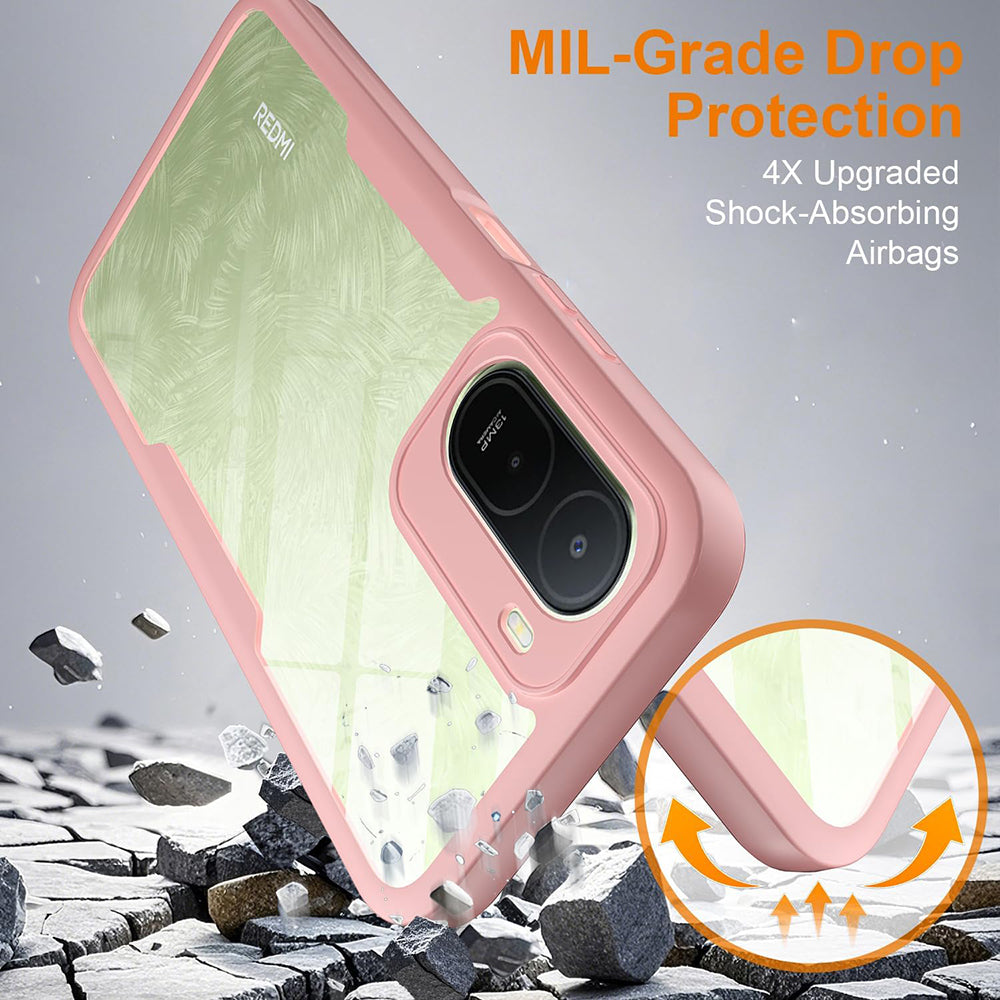 TechSuit Folie de protectie Techsuit ColorVerse 360 Series + compatibil cu Xiaomi Redmi A7 Pro 4G, Roz – imagine 6