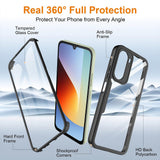 TechSuit Folie de protectie Techsuit ColorVerse 360 Series + compatibil cu Xiaomi Redmi A7 Pro 4G, Negru – imagine 3