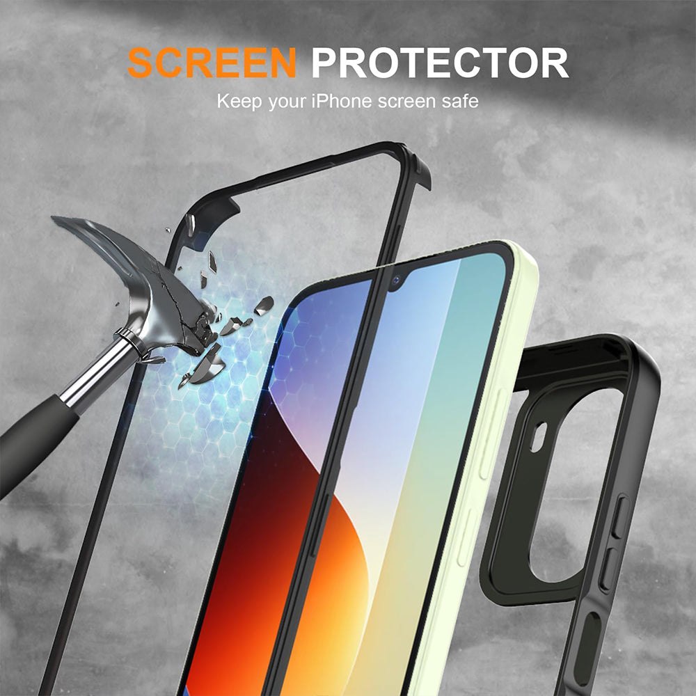 TechSuit Folie de protectie Techsuit ColorVerse 360 Series + compatibil cu Xiaomi Redmi A7 Pro 4G, Negru – imagine 5