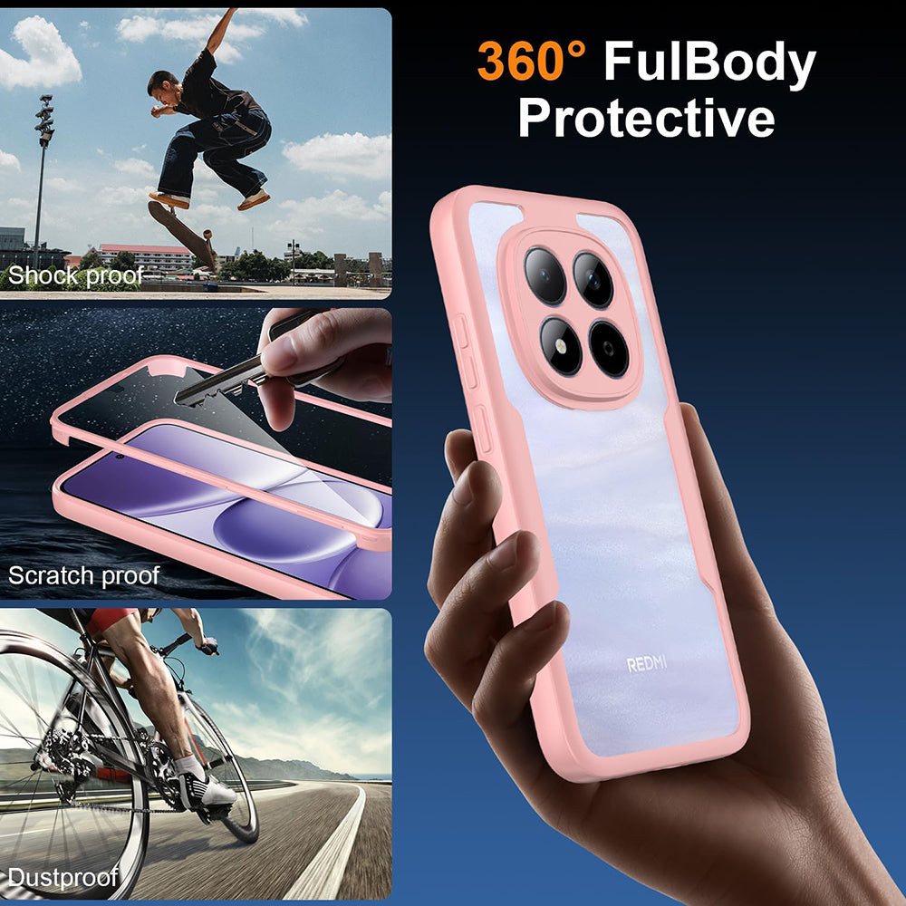 Husa de protectie Techsuit ColorVerse 360 Series compatibil cu Xiaomi Poco X8 Pro Max, Roz