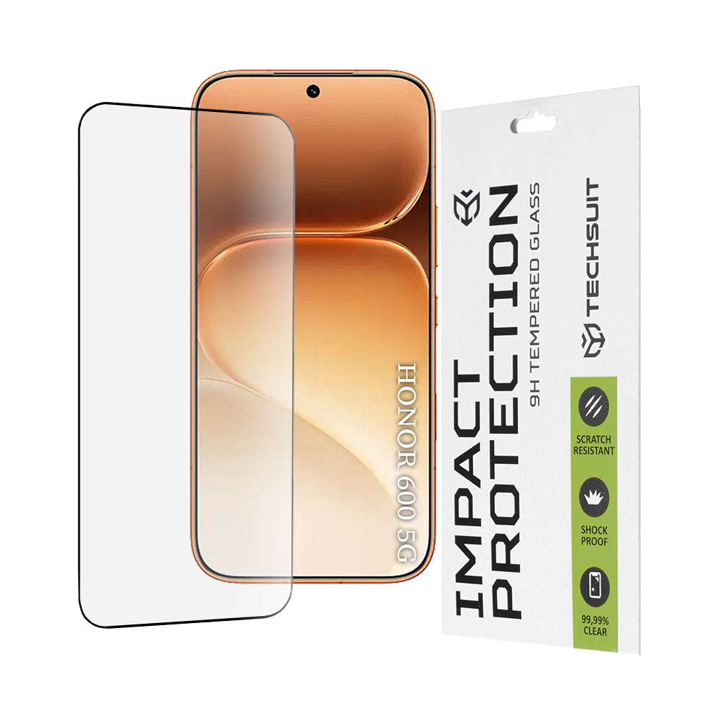 TechSuit Folie de protectie Techsuit 111D Full Cover / Full Glue Glass compatibil cu Honor 600 / 600 Pro, Negru