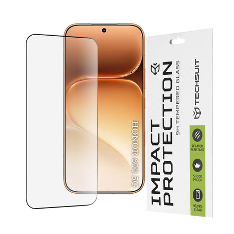 TechSuit Folie de protectie Techsuit 111D Full Cover / Full Glue Glass compatibil cu Honor 600 / 600 Pro, Negru