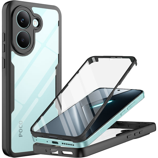 TechSuit Folie de protectie Techsuit ColorVerse 360 Series + compatibil cu Xiaomi Poco X8 Pro, Negru