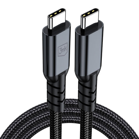 Cablu 3mk Hyper N-Series, Thunderbolt 4, 240W, 2m, Negru
