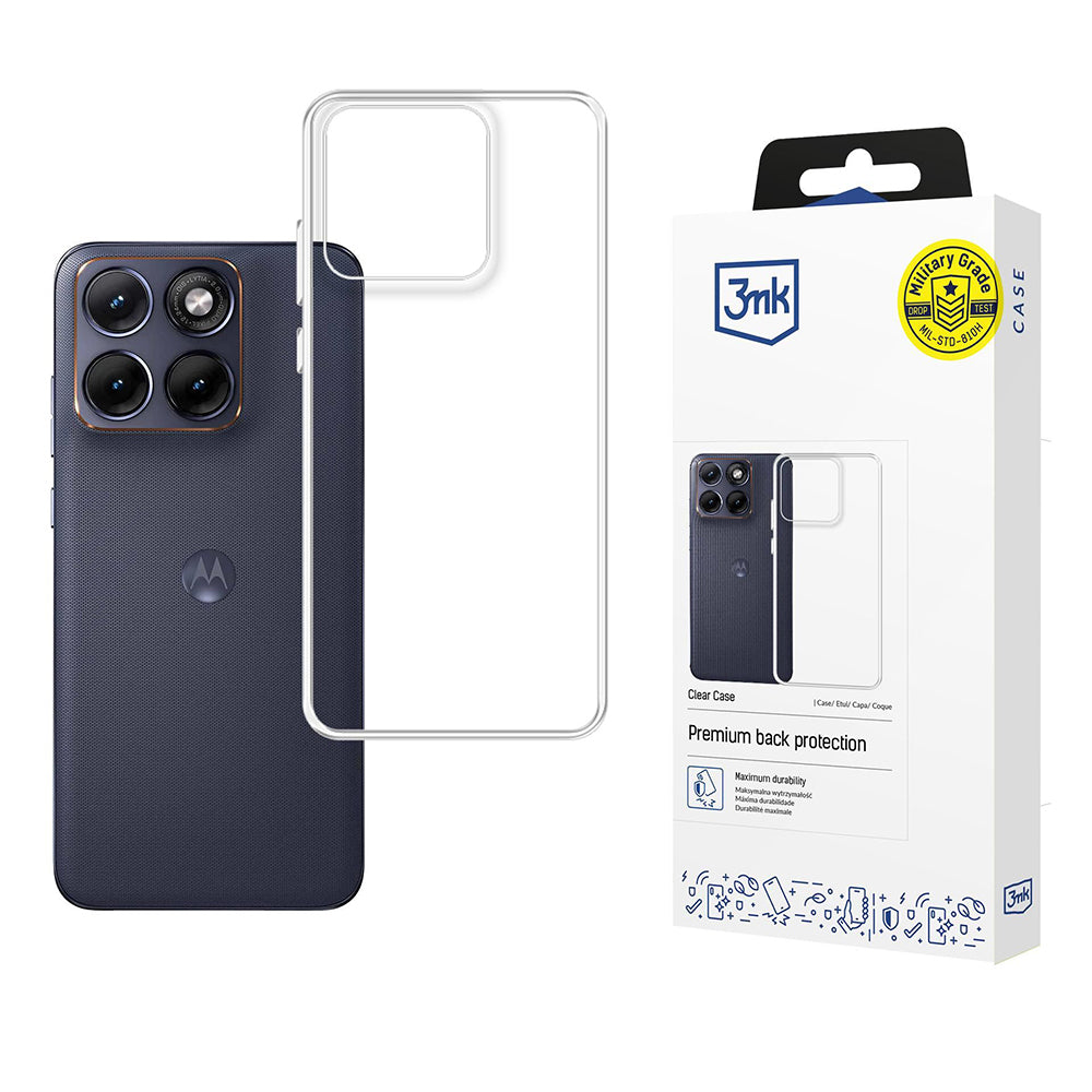 Husa de protectie 3mk Clear Case compatibil cu Motorola Edge 70 Fusion, Transparent