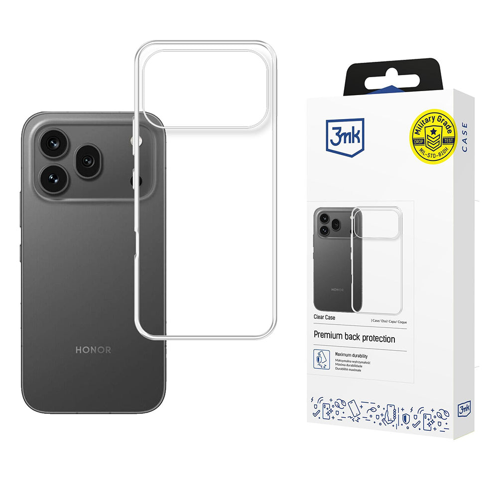 Husa de protectie 3mk Clear Case compatibil cu Honor 600 Pro, Transparent