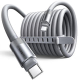 Cablu Lisen L115 (YL0126010031), USB-C, 100W, 3m, Gri