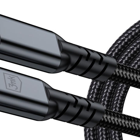 Cablu 3mk Hyper N-Series, Thunderbolt 4, 240W, 2m, Negru