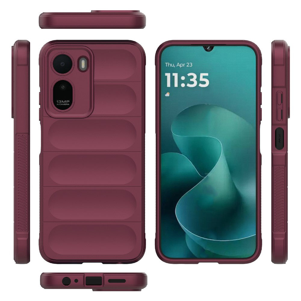Husa de protectie Techsuit Magic Shield compatibil cu Xiaomi Redmi A7 Pro 4G, Bordeaux