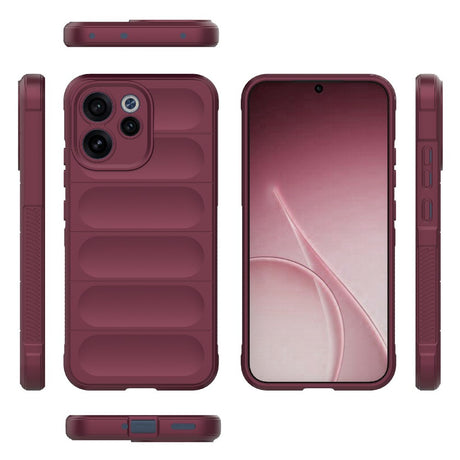 Husa de protectie Techsuit Magic Shield compatibil cu Oppo Reno15 F / Reno15 FS 5G, Bordeaux