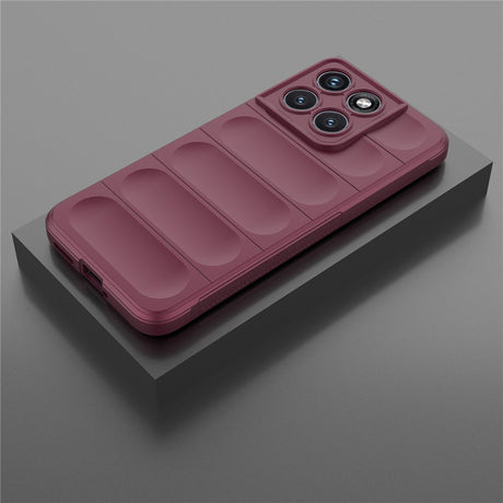 Husa pentru Motorola Edge 70 Fusion - Techsuit Magic Shield - Bordeaux