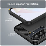 Husa de protectie Techsuit Carbon Silicone compatibil cu Samsung Galaxy A27 5G, Albastru