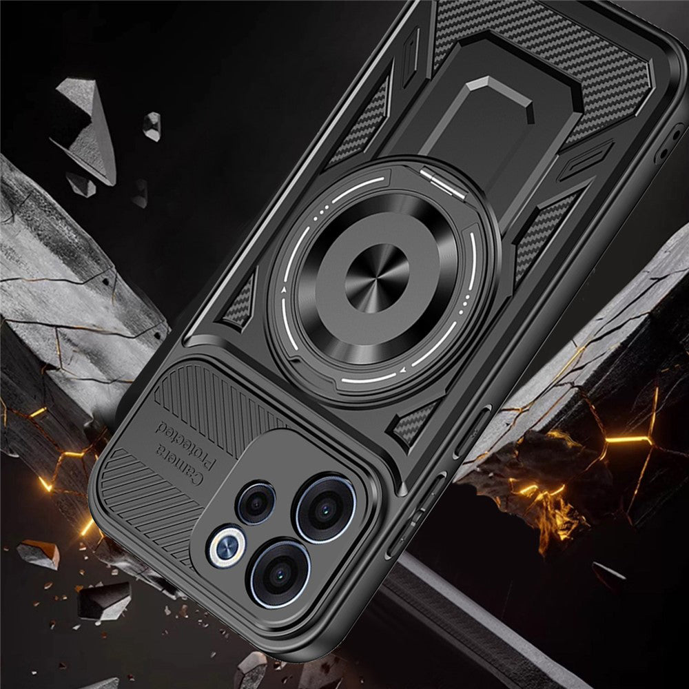 Husa de protectie Techsuit RuggedCam compatibil cu Oppo Reno15 F / Reno15 FS 5G, Mov