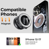 Suport Auto Lisen (A608), Magnetic, 360° Rotire, Negru