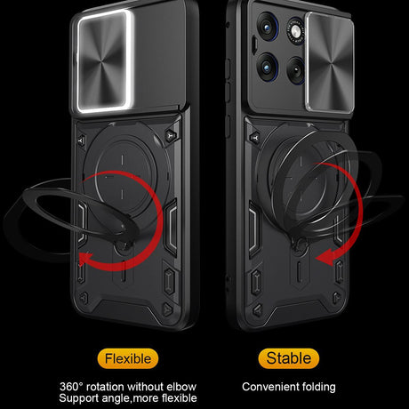 Husa de protectie Techsuit CamGuard Pro compatibil cu Motorola Edge 70 Fusion, Roz Auriu